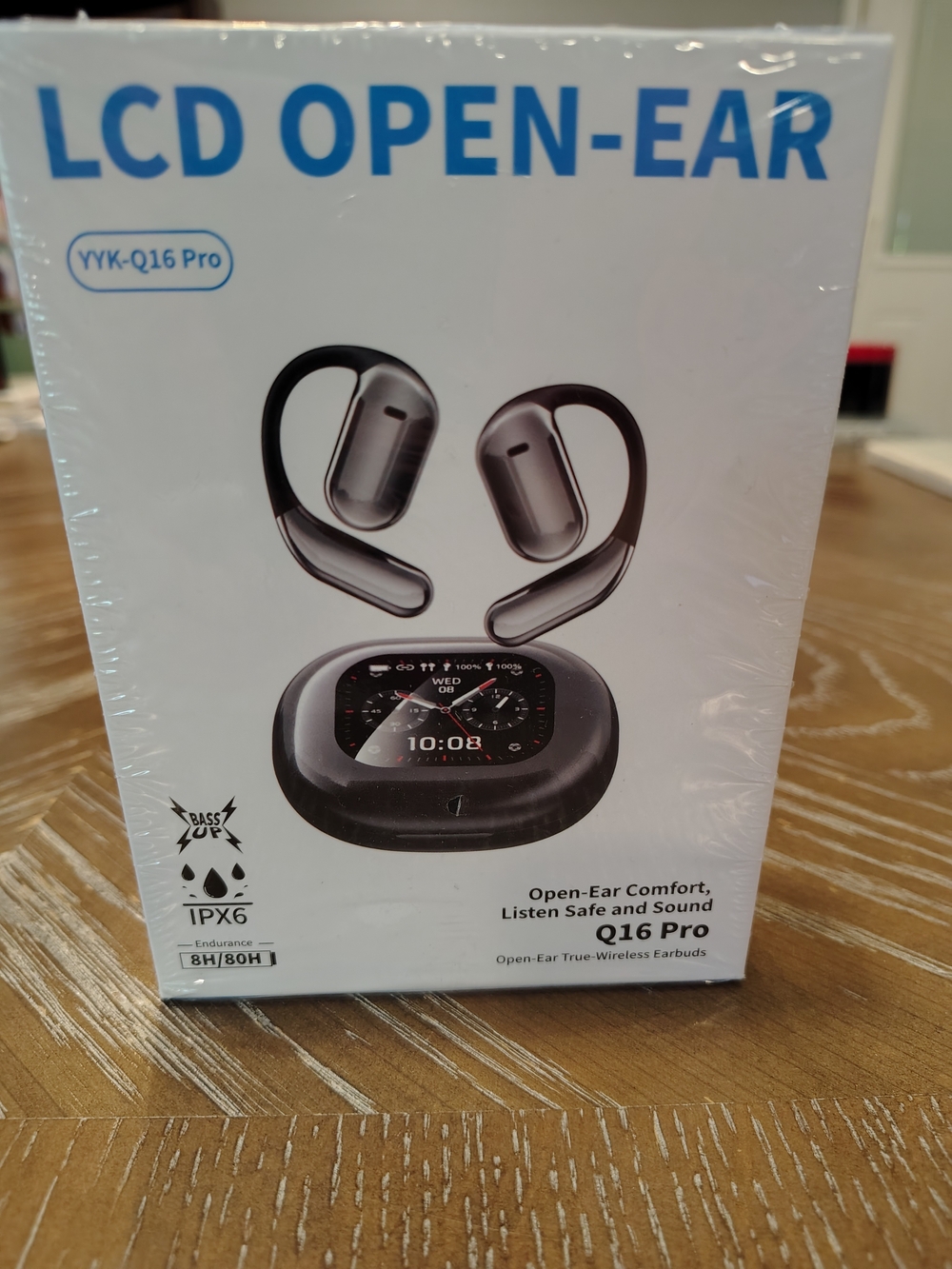 O16 Pro Open-Ear True Wireless Earbuds - Black